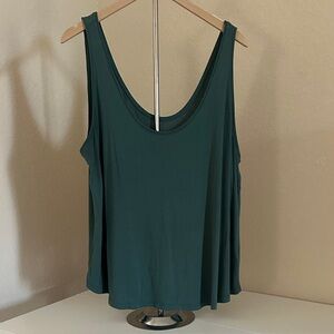 A New Day Dark Green Sleeveless Tank Top